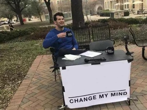 Change My Mind meme about Lucky Energy