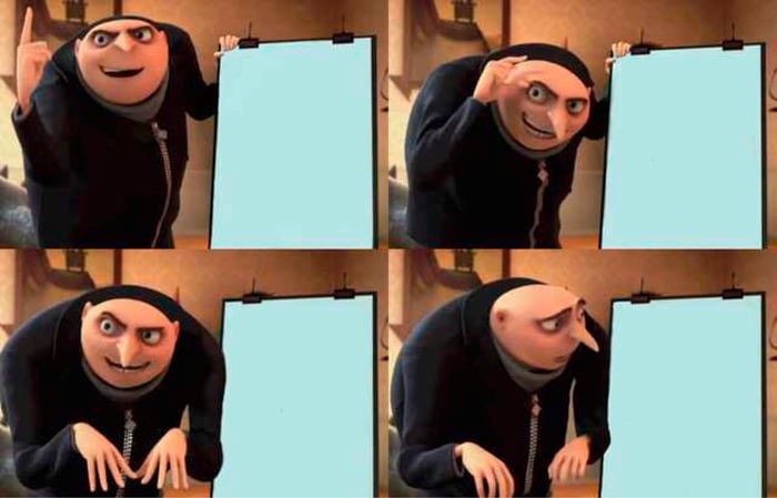 Gru's Plan meme about Lucky Energy